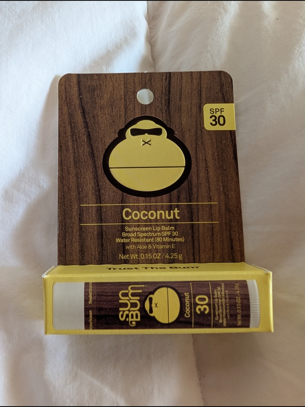 Sun Bum Coconut SPF 30 Sunscreen Lip Balm - Yellow